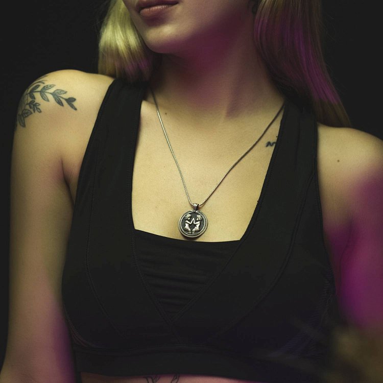 Серебряный кулон "Знак зодиака Близнецы" 133200близнюки от ювелирного магазина Оникс - 6