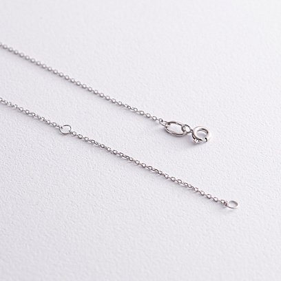 Золоте кольє "Хрестик" з діамантами 112841121 №4