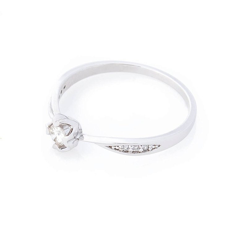 Золота каблучка з діамантами erdh146278 від ювелірного магазину Онікс - 1