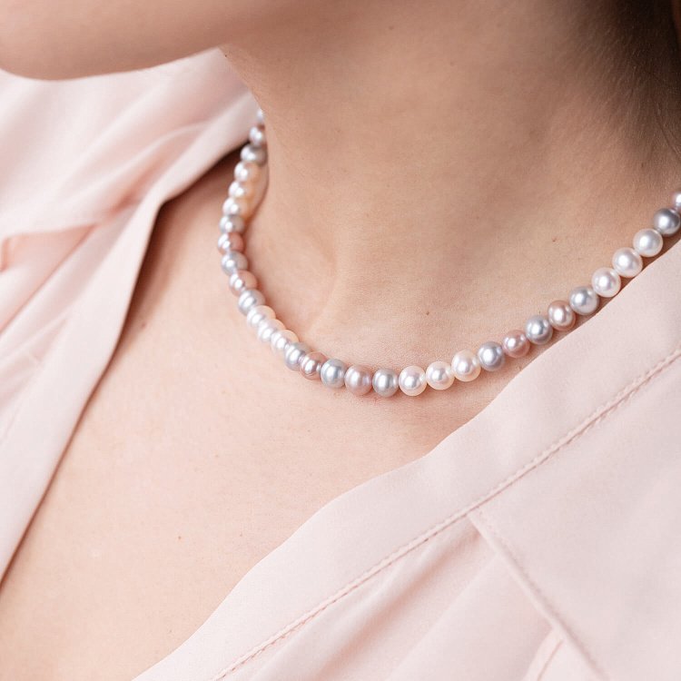 Кольє з перлин кол00510м від ювелірного магазину Онікс - 3