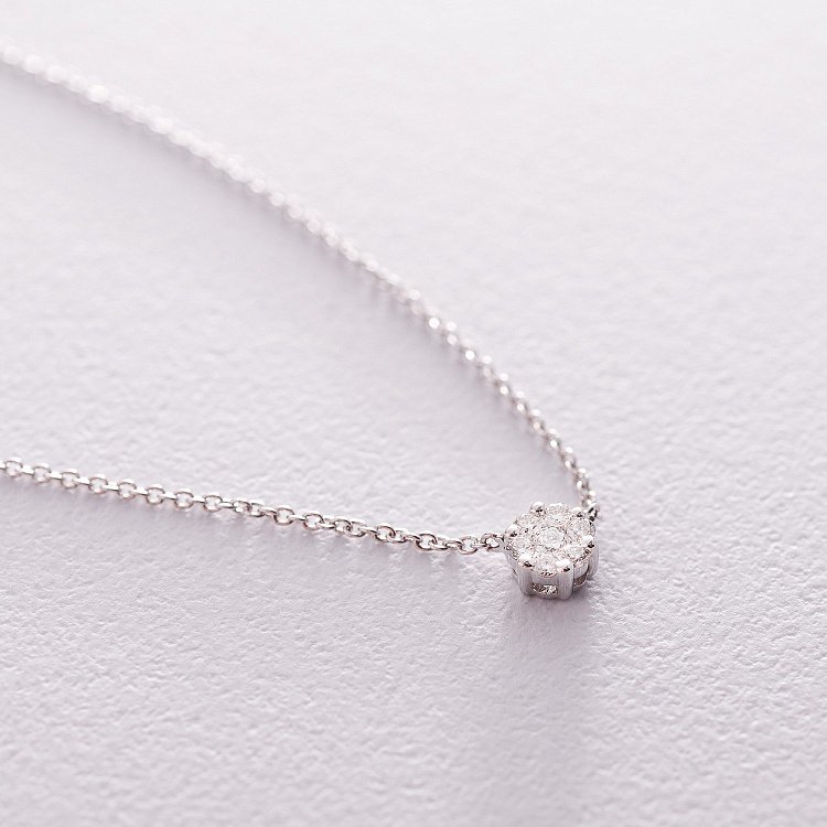 Золотое колье с бриллиантами колб0037ca от ювелирного магазина Оникс - 2