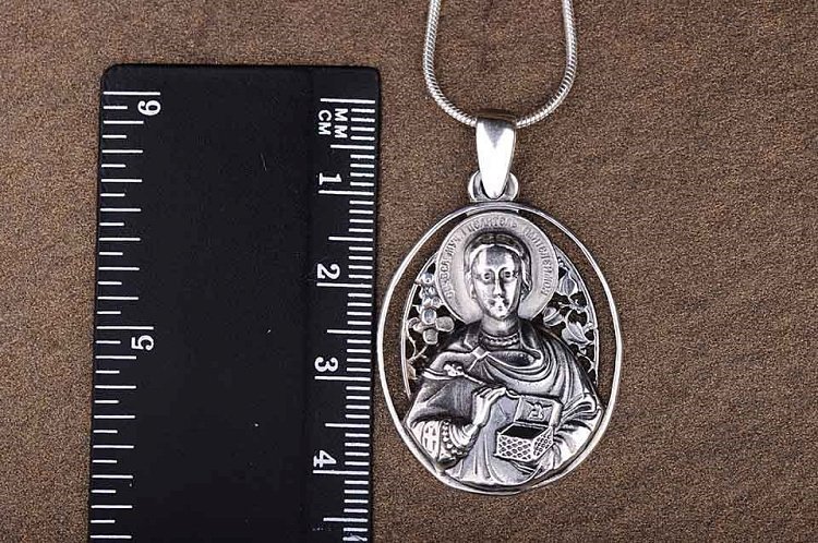 Підвіска "св.Пантелеймона" 131685 від ювелірного магазину Онікс - 2