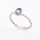 Золотое кольцо с топазом "Лондон голубой" 02-1332.0.2224 от ювелирного магазина Оникс - 1