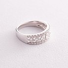Кольцо в белом золоте с бриллианты кб0433nl от ювелирного магазина Оникс - 2