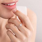 Помолвочное золотое кольцо с бриллиантами 220311121 от ювелирного магазина Оникс - 4