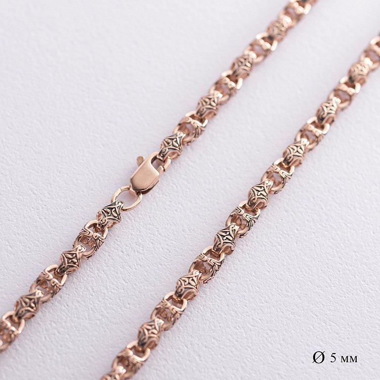 Чоловічий золотий ланцюжок Ц0029р від ювелірного магазину Онікс