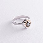 Золотое кольцо "Клевер" с бриллиантами 234431122 от ювелирного магазина Оникс - 3