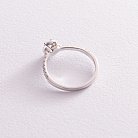 Помолвочное золотое кольцо с бриллиантами 101-10095(3.7) от ювелирного магазина Оникс - 2