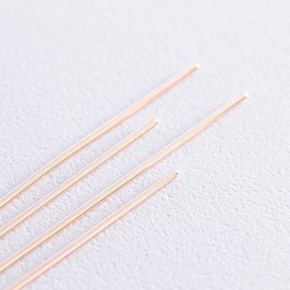 Сережки - протяжки у жовтому золоті с07908 №3