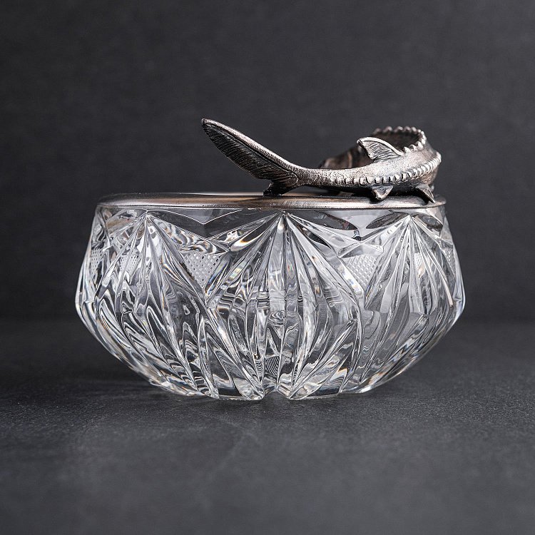 Срібна фігура з осетром ручної роботи 23123 від ювелірного магазину Онікс - 3