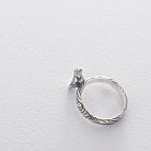 Серебряное кольцо "Птица на веточке" с чернением 112129 от ювелирного магазина Оникс - 6
