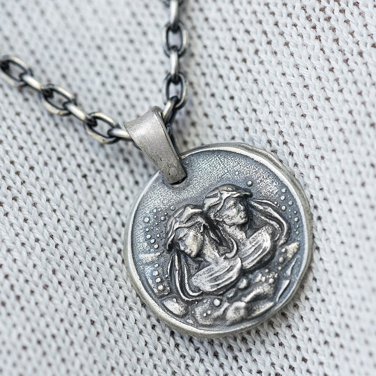 Срібний кулон "Знак зодіаку Близнюки" 133221близнюки - 3 Срібний кулон "Знак зодіаку Близнюки" 133221близнюки від ювелірного магазину Онікс - 3