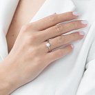 Помолвочное кольцо в белом золоте (бриллиант) кб06315 от ювелирного магазина Оникс - 3