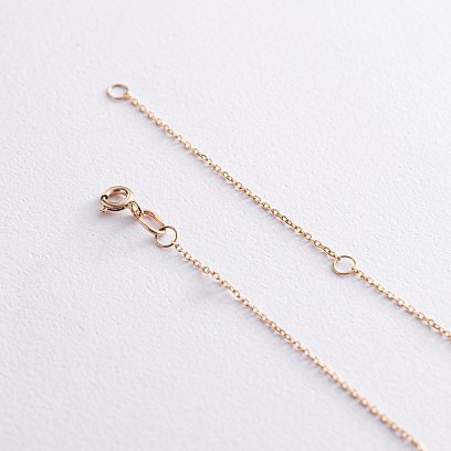 Золоте кольє з діамантами та емаллю 722813121 №4