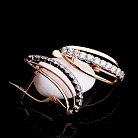 Женские сережки из золота с01144 от ювелирного магазина Оникс - 1