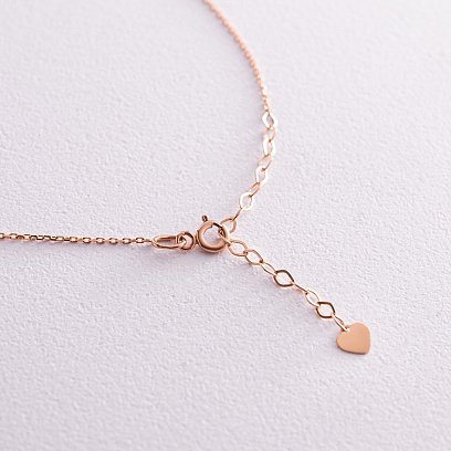 Колье "Моя Украина" в красном золоте (возможна гравировка) кол02298 №10