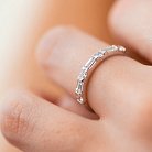 Золотое кольцо с бриллиантами кб0548sm от ювелирного магазина Оникс - 5