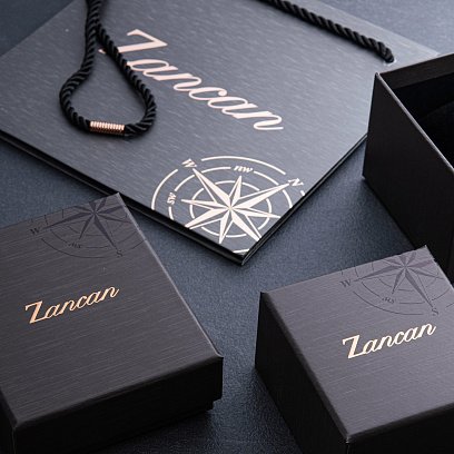 Серебряные запонки Zancan EXG048 №5