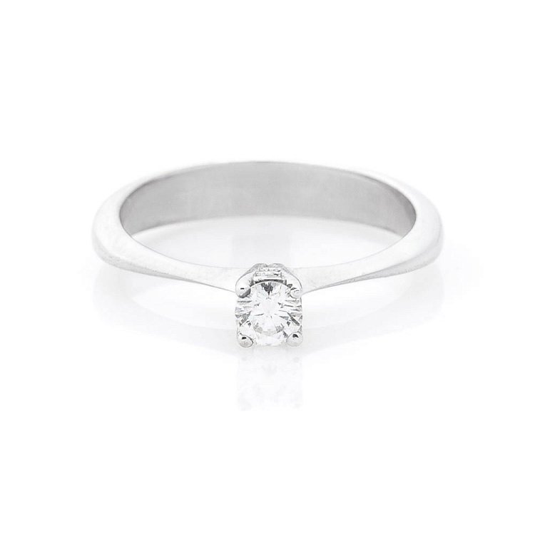 Помолвочное золотое кольцо с бриллиантом к351 от ювелирного магазина Оникс - 2