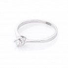 Золотое помолвочное кольцо (бриллиант) кб0156 от ювелирного магазина Оникс - 1