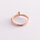 Помолвочное золотое кольцо с бриллиантом 101-10041(4.2) от ювелирного магазина Оникс - 2