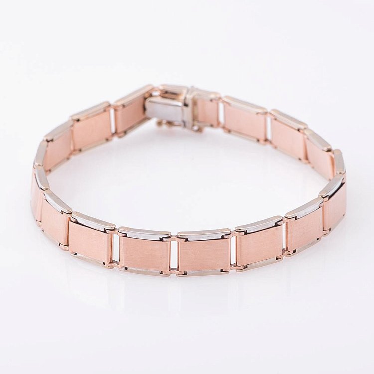 Золотий чоловічий браслет б00493 від ювелірного магазину Онікс