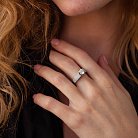 Помолвочное кольцо в белом золоте с бриллиантами к770 от ювелирного магазина Оникс - 5