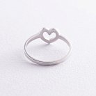 Серебряное кольцо "Сердечко" 7050 от ювелирного магазина Оникс - 2