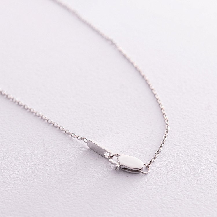 Золотое колье "Крестик" с бриллиантами 124831121 от ювелирного магазина Оникс - 6