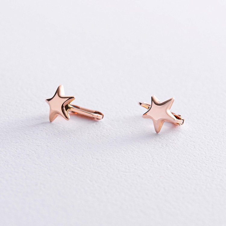 Дитячі золоті сережки "Зірочки" с05898 від ювелірного магазину Онікс - 4