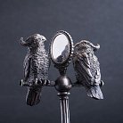 Срібна фігура ручної роботи "Попугайчики" сер00057 от ювелирного магазина Оникс - 2