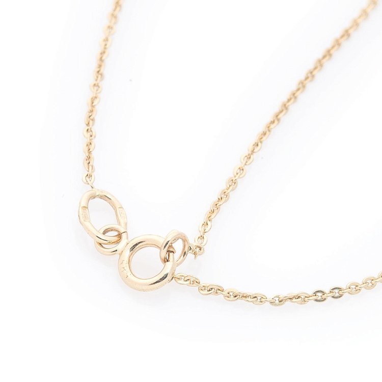 Золотий браслет на ногу з сердечком б03674 від ювелірного магазину Онікс - 2