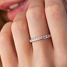 Золотое кольцо с дорожкой камней (бриллианты) кб0454ca от ювелирного магазина Оникс - 3