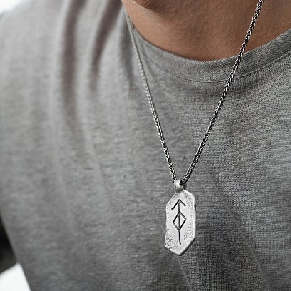 Серебряный кулон "Ветер Имболка" 133239 №7