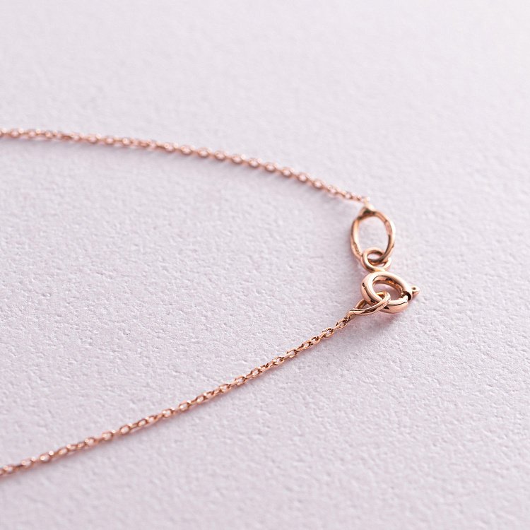 Золоте кольє з хрестиком (фіаніти) кол02113 від ювелірного магазину Онікс - 4