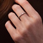 Помолвочное золотое кольцо с бриллиантом 101-10039 от ювелирного магазина Оникс - 4