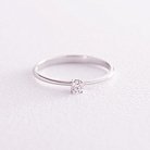 Помолвочное золотое кольцо с бриллиантом 228991121 от ювелирного магазина Оникс - 5
