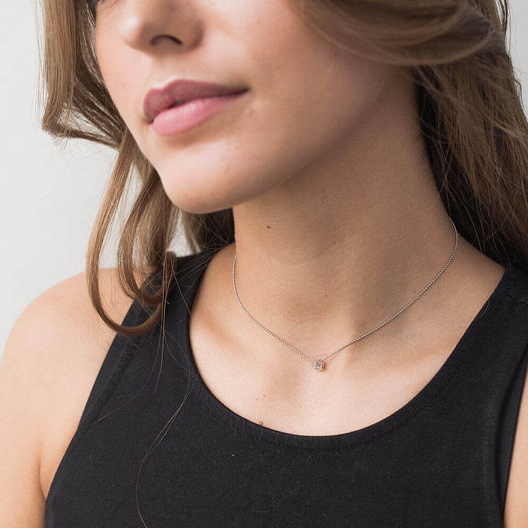 Золотая подвеска с бриллиантами пб0079lg от ювелирного магазина Оникс - 4