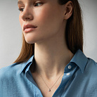 Золотое колье с бриллиантом колб0174у от ювелирного магазина Оникс - 1