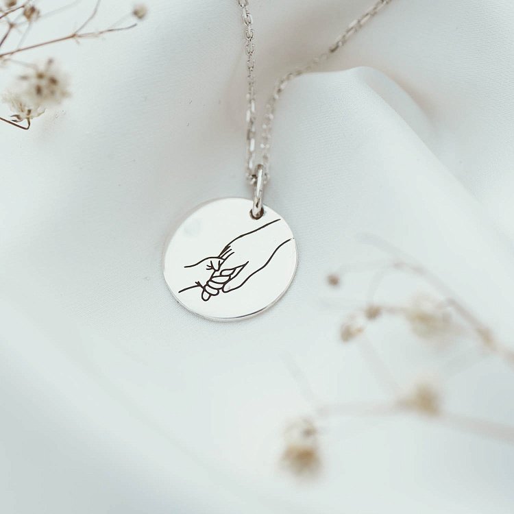 Срібний кулон "Батьківська підтримка" 132724мл від ювелірного магазину Онікс - 3