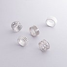 Широкое серебряное кольцо "Бьянка" 112692 от ювелирного магазина Оникс - 5