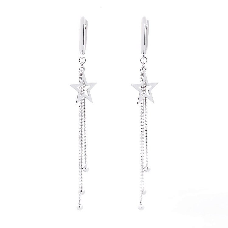 Серебряные серьги "Звездное небо" 122245 от ювелирного магазина Оникс - 4