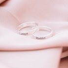 Серебряное кольцо с гравировкой 112565 от ювелирного магазина Оникс - 2