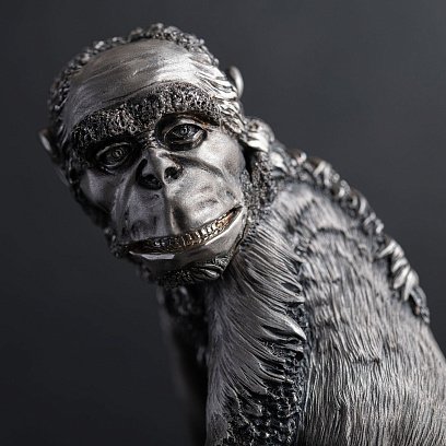 Серебряная фигура ручной работы (керосиновая лампа) 23111 №2