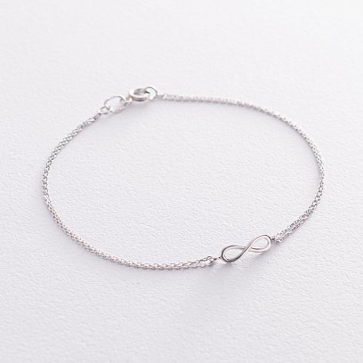 Золотой браслет "Бесконечность" б04689