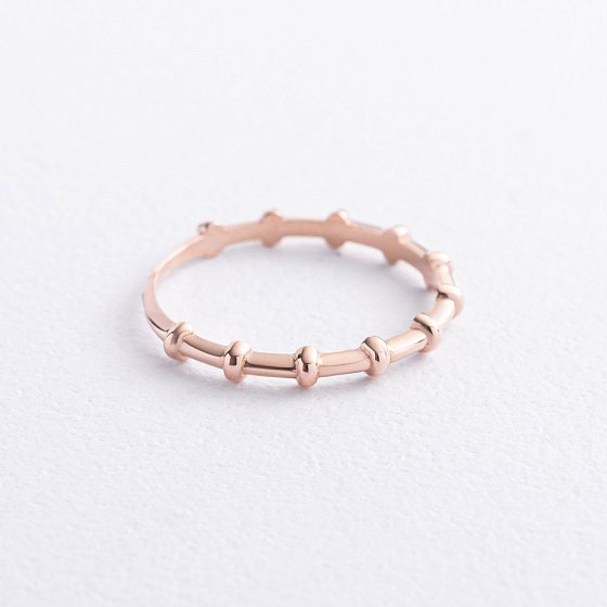 Кольцо "Milly" в красном золоте к08471