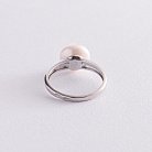 Серебряное кольцо с жемчугом 1797/1р-PWT от ювелирного магазина Оникс - 3