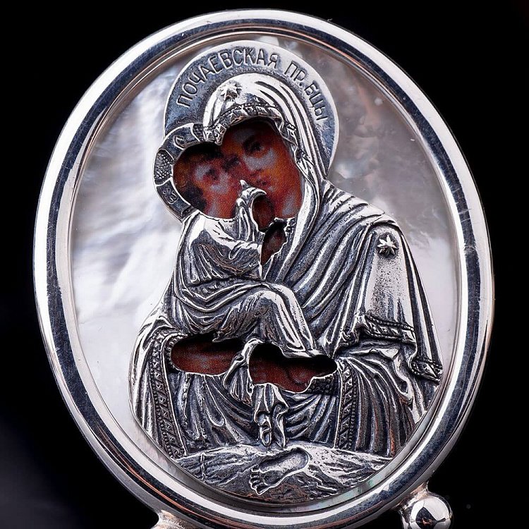 Икона Божией Матери "Почаевская" 23408и от ювелирного магазина Оникс - 2