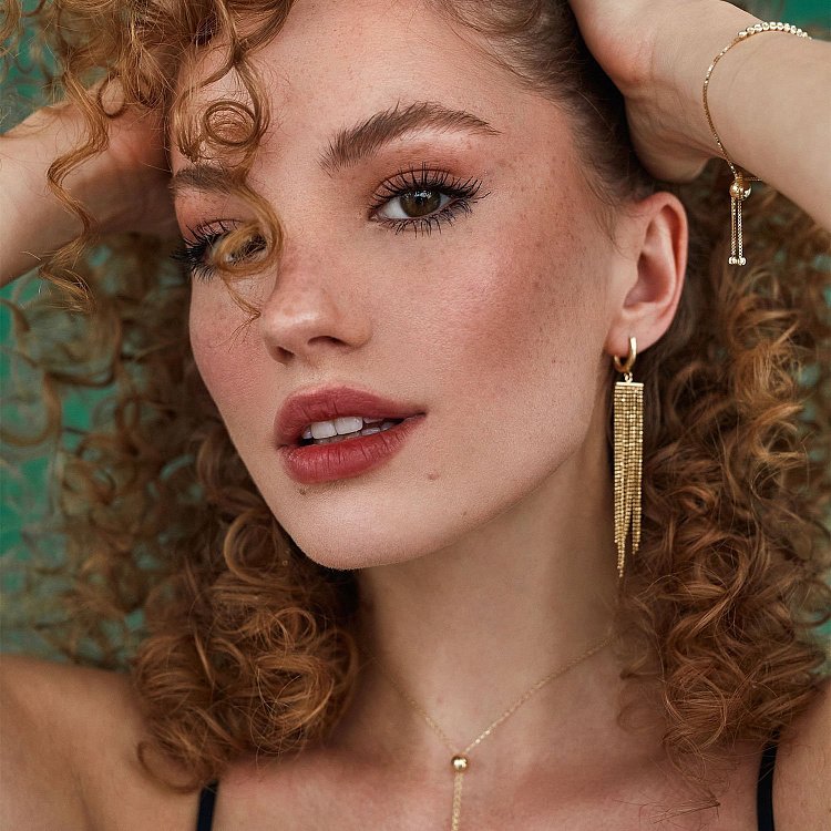 Шариковый браслет из желтого золота б04301 от ювелирного магазина Оникс - 6