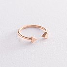 Золотое кольцо "Стрелы" к05543 от ювелирного магазина Оникс